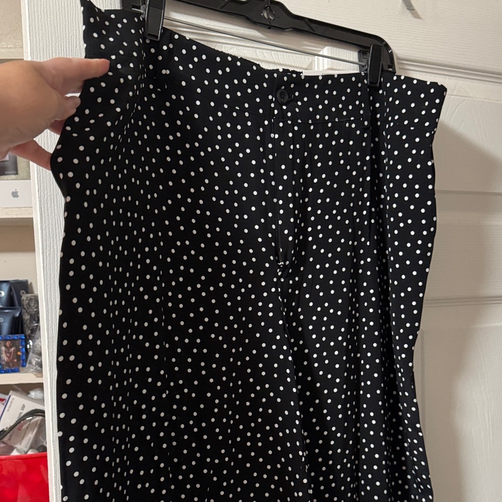 Black and White Polka Dot pants